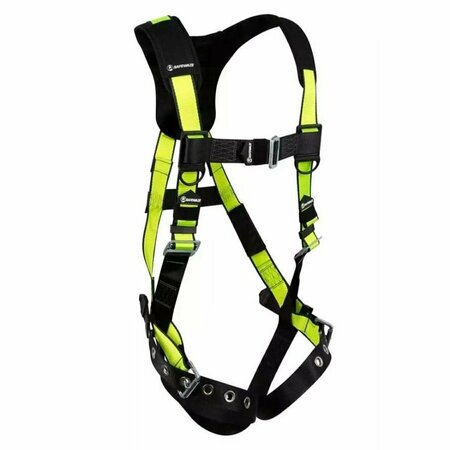 SAFEWAZE PRO Full Body Harness: 1D, Positioning Loops, TB Legs FS185-PL